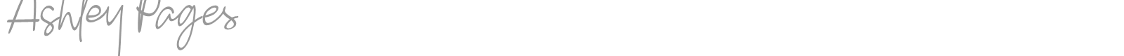 Ashley Pages font preview